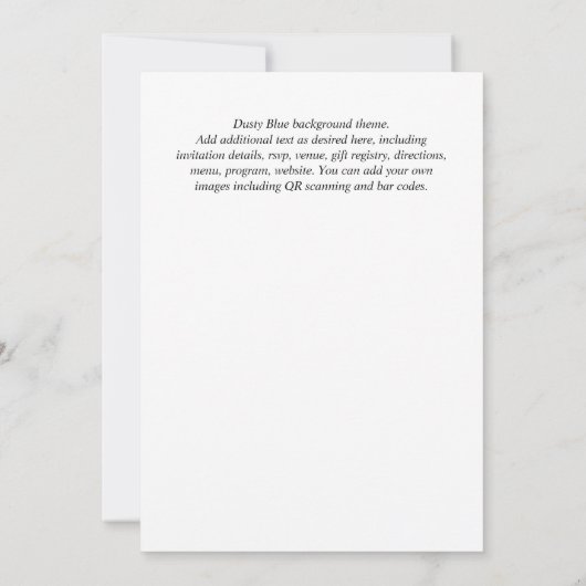 Humans Are – 写真婚約したパーティの招待状 招待状 (裏面)