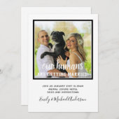 Humans Are – 写真婚約したパーティの招待状 招待状 (正面/裏面)