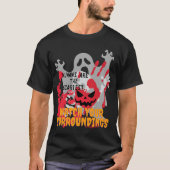 “Humans Are Scariest Halloween T-Shirt – Blood, Sk Tシャツ (正面)