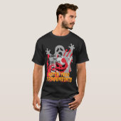 “Humans Are Scariest Halloween T-Shirt – Blood, Sk Tシャツ (正面フル)