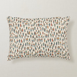 Humans Pattern アクセントクッション
