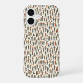 Humans Pattern iPhone 16ケース (裏面)