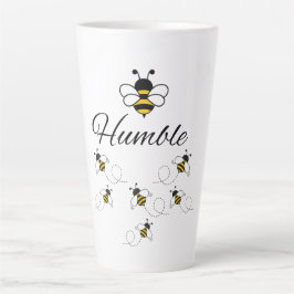 HUMBLE BUMBLE BEE ホワイト ブラック セラミック 20オンス カフェラテマグ
