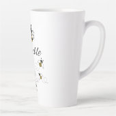 HUMBLE BUMBLE BEE WHITE BLACK CERAMIC 20 OZ. カフェラテマグ (右)