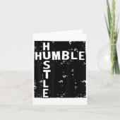 Humble Hustle Insrational Motivational Entrepreneu カード (正面)