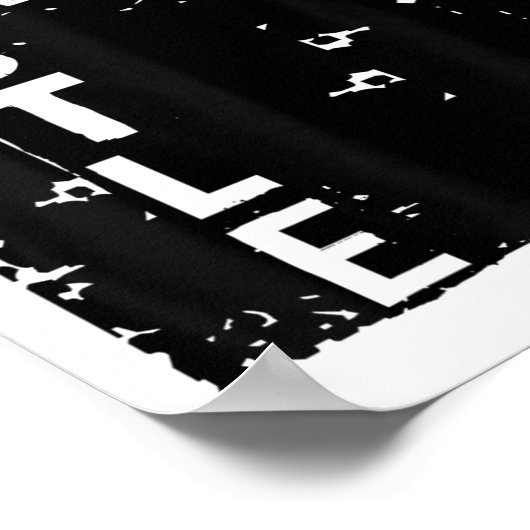 Humble Hustle Insrational Motivational Entrepreneu ポスター (角)