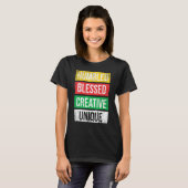 Humbled Blessed Creative Unique For Pride African Tシャツ (正面フル)