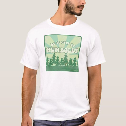 Humboldt郡おもしろいなライト Tシャツ (正面)
