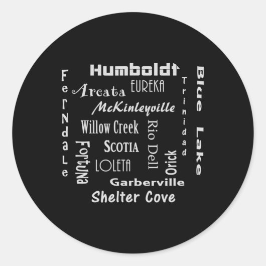 Humboldt County  ラウンドシール (正面)