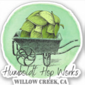 Humboldt Hop Worksステッカー シール (正面)