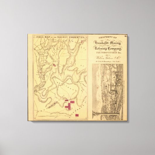 Humboldt Mining & Ref Co キャンバスプリント (正面)