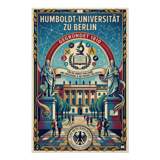 Humboldt-Universität zu Berlin ポスター (正面)