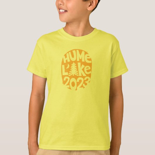 Hume 2023 イエローチーム tシャツ (正面)