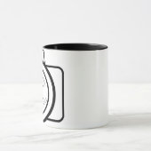 HUMErMEの写真撮影のロゴのコーヒー・マグ マグカップ (中央)