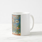 Humerous great Dane Christmas コーヒーマグカップ (正面右)