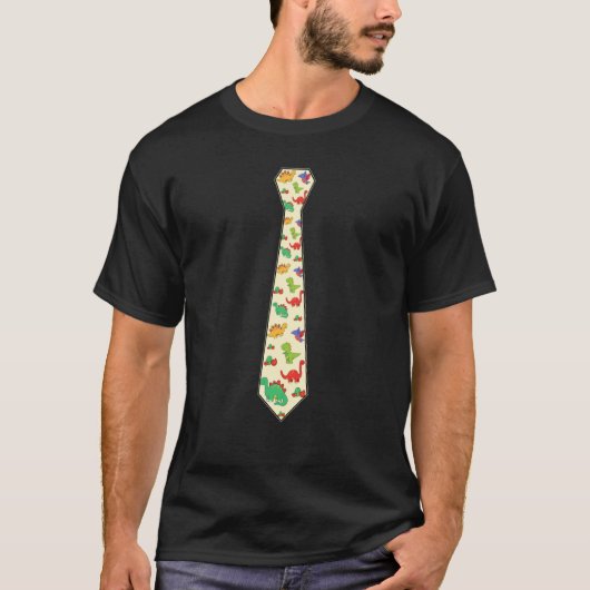 Humerous Necktie Party Dinosaur Tシャツ (正面)