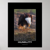 HUMILITY Bald Eagleのポスやる気を起こさせるター ポスター (正面)