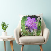 Hummeltraum – Zierkissen mit Naturfoto クッション (椅子)