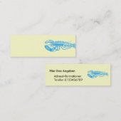 Hummer hellblau Serie スキニー名刺 (正面/裏面)