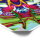 Hummers Kinetic Collage Kaleidoscope Poster ポスター (角)