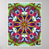 Hummers Kinetic Collage Kaleidoscope Poster ポスター (正面)