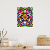 Hummers Kinetic Collage Kaleidoscope Poster ポスター (キッチン)