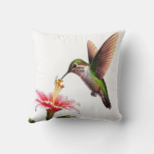 Humming Bird at Lunch クッション (裏面)