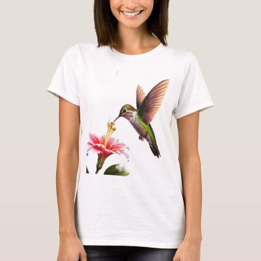 Humming Bird at Lunch Tシャツ (正面)
