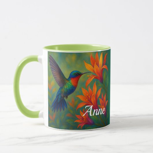 Humming bird coffee Mug マグカップ (左)