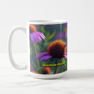 Humming birds love Echinacea 01 コーヒーマグカップ