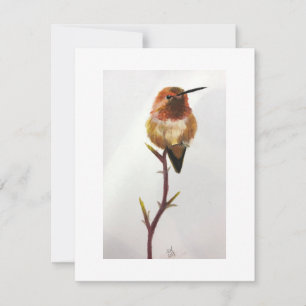 Hummingbirdありがとうお手紙/ノート付き封筒 サンキューカード