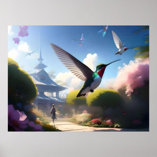 Hummingbirdがフライトポスターを撮影 ポスター (正面)