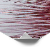 Hummingbirdとフローラ詳細とGem Accents ポスター (角)