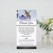 Hummingbirdの言葉が出来ない表現ように サンキューカード (スタンド正面)