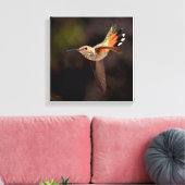 Hummingbirdキャンバス印刷 キャンバスプリント (インサイチュ (リビング))