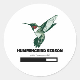 Hummingbirdシーズンのロードお待ちください ラウンドシール