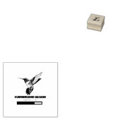Hummingbirdシーズンのロードお待ちください ラバースタンプ (押印)