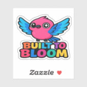 Hummingbirdステッカーに組み込み シール (シート)