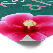 Hummingbirdハワイアンバイブル詩ポスター ポスター (角)