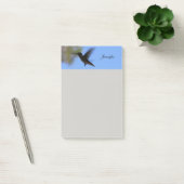 Hummingbirdパーソナライズされた Post it Notes 4x6 ポストイット (オフィス)