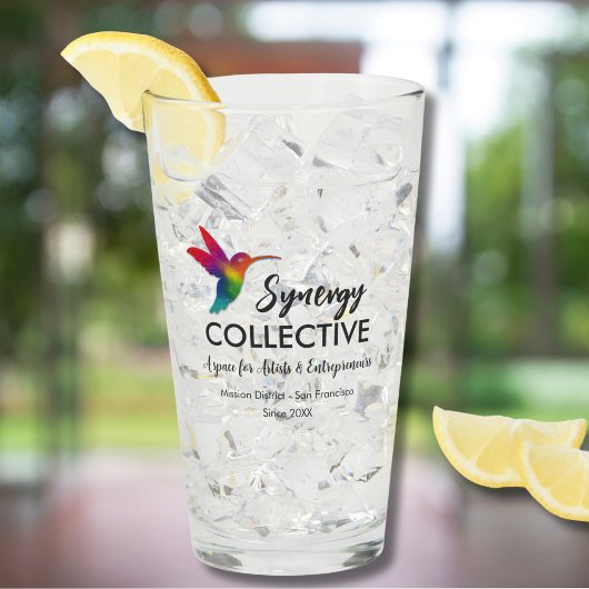 Hummingbirdビジネスロゴのタグライン(年内) タンブラーグラス