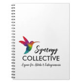 Hummingbirdビジネスロゴ ノートブック (正面)