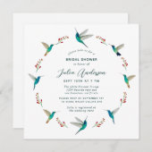 Hummingbirdブライダルシャワー発表 案内状 (正面/裏面)