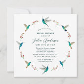 Hummingbirdブライダルシャワー発表 案内状 (正面)