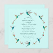 Hummingbirdブライダルシャワー発表 案内状 (正面/裏面)