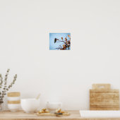 HummingbirdポスターとのRumi引用文 ポスター (キッチン)