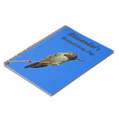 Hummingbird写真Avid Birder Birdwatching Log ノートブック (左側)