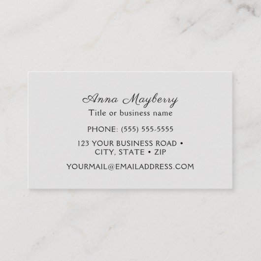 Hummingbird名刺 名刺 (裏面)