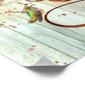 Hummingbird家族がここに収集引っ越し祝いパーティーギフト ポスター (角)