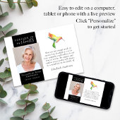 Hummingbird永遠に我々のハート写真葬儀 サンキューカード